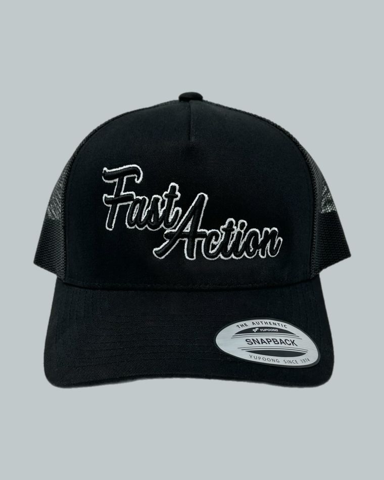 Fast Action 3D puff embroidered cap