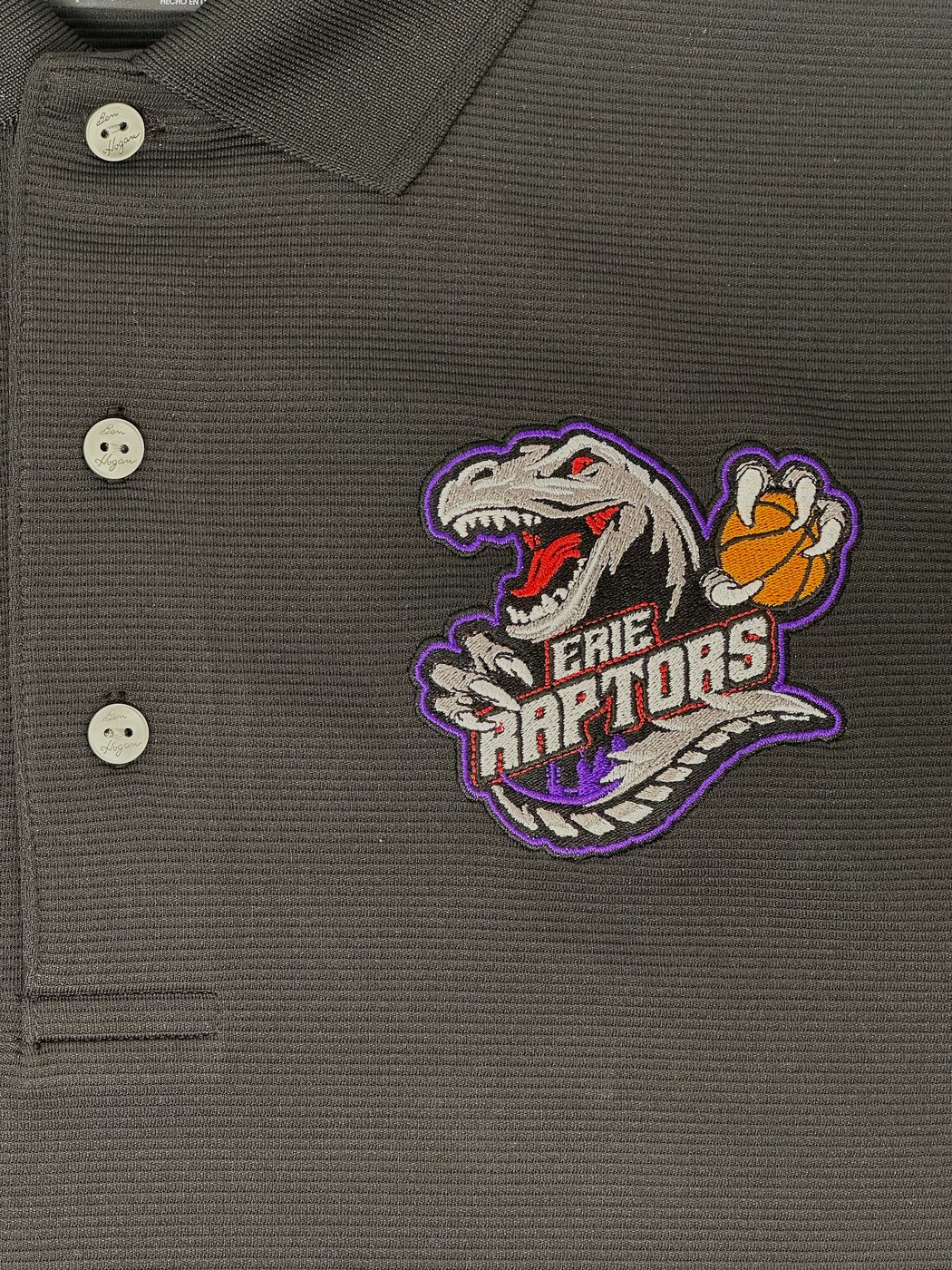 Erie Raptors — custom embroidery by TS Embroidery