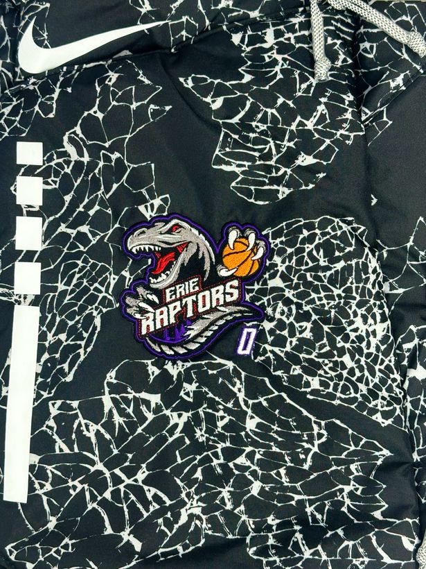 Erie Raptors — custom embroidery by TS Embroidery