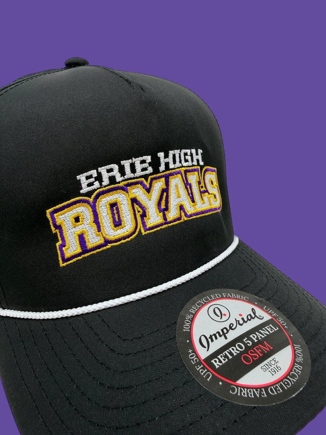 Erie Royals High School — custom embroidery by TS Embroidery