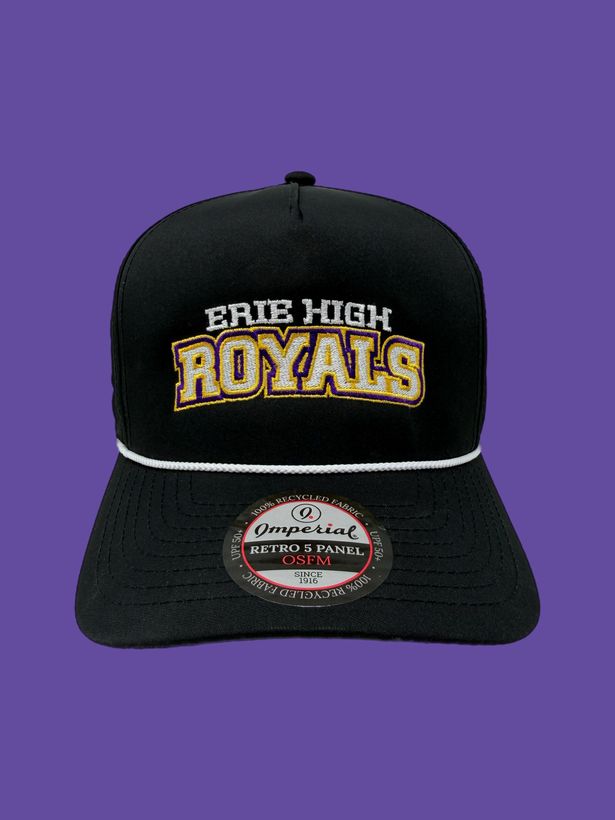 Erie Royals High School — custom embroidery by TS Embroidery