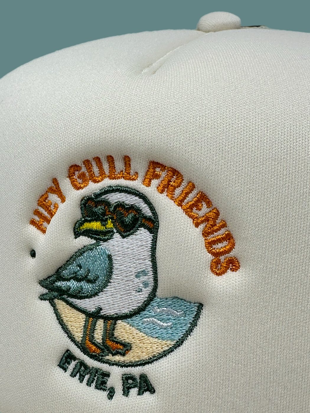 Hey Gull Friends — custom embroidery by TS Embroidery