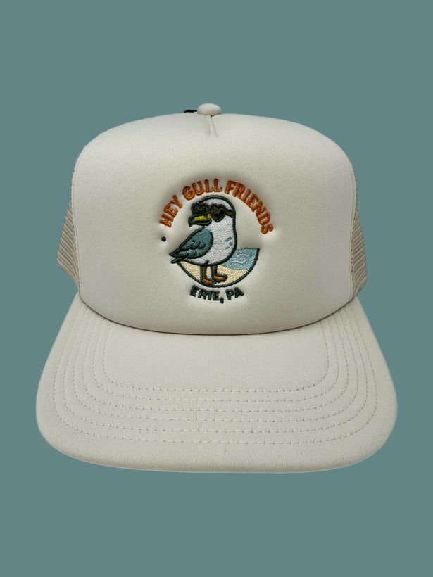 Hey Gull Friends — custom embroidery by TS Embroidery