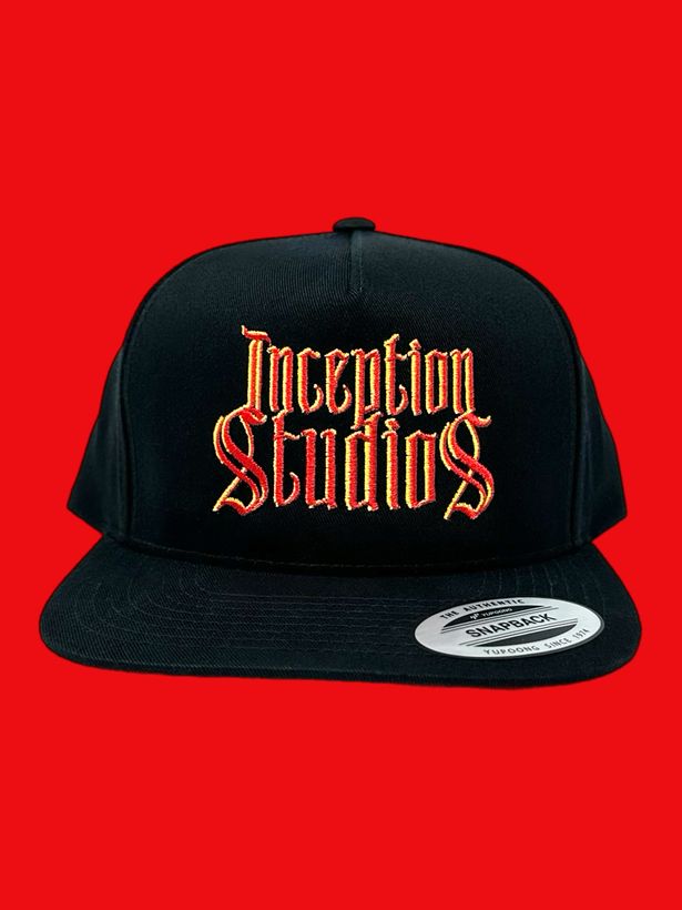 Inception Studios — custom embroidery by TS Embroidery