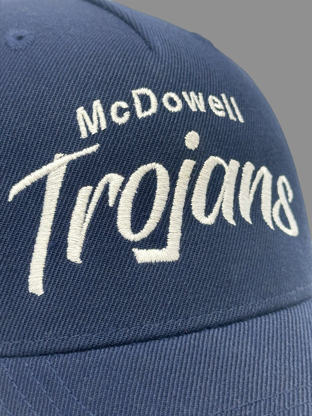McDowell Trojans High School — custom embroidery by TS Embroidery
