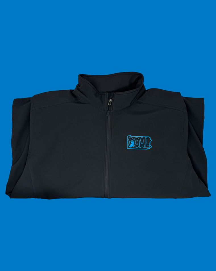 G.O.A.L. embroidered softshell jacket